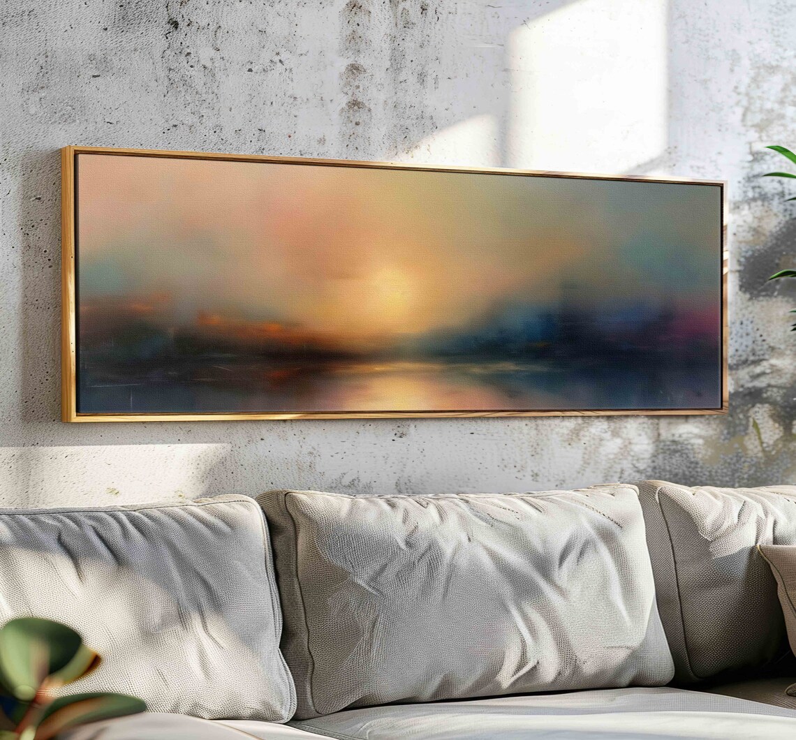Moody Landscape, Modern Abstract Wall Art Print