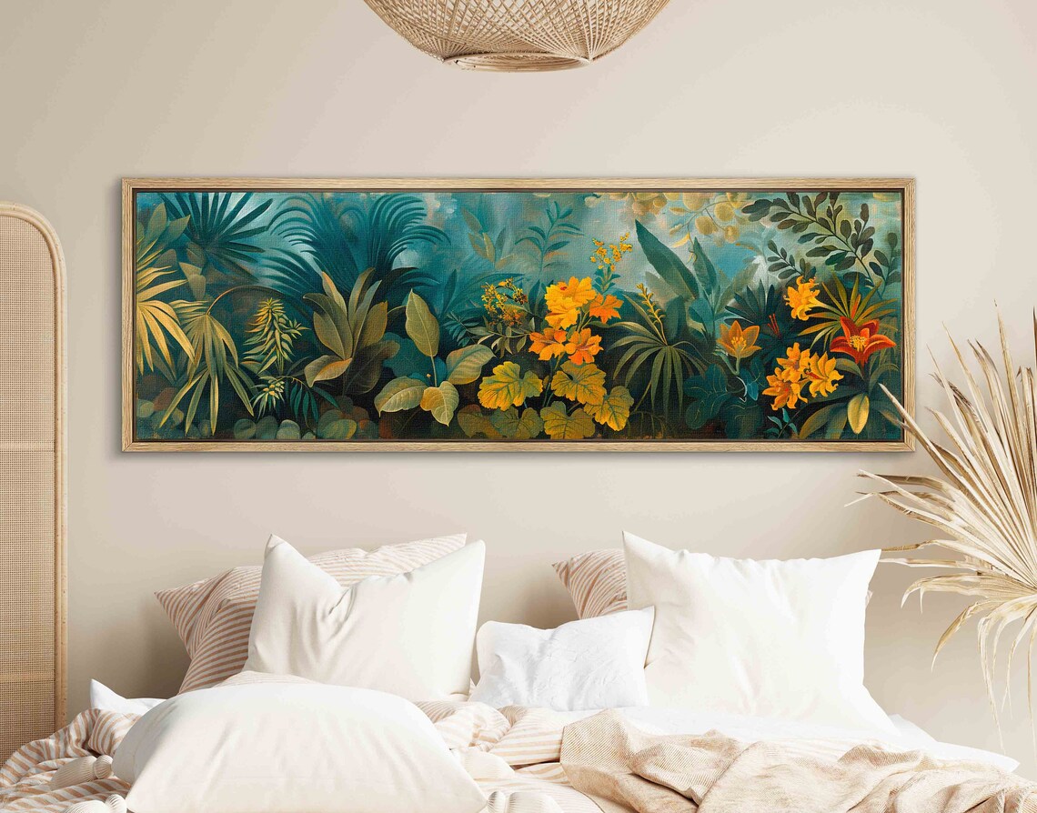 Panoramic Wildflower Botanical Wall Art Print - Image 2