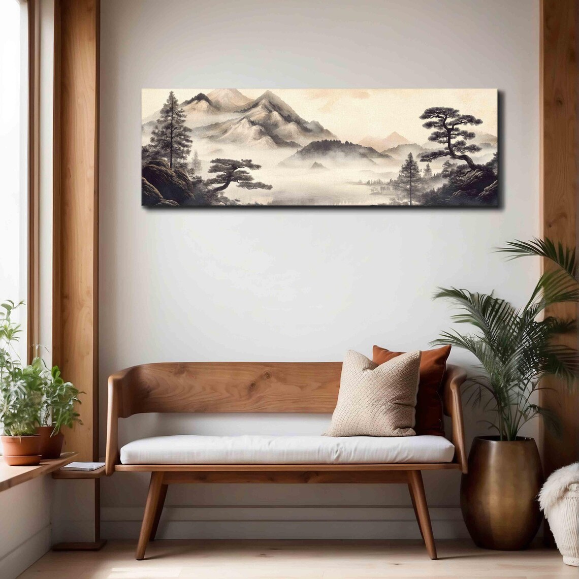 Vintage Japanese Tapestry, Boho Wall Art Print - Image 4