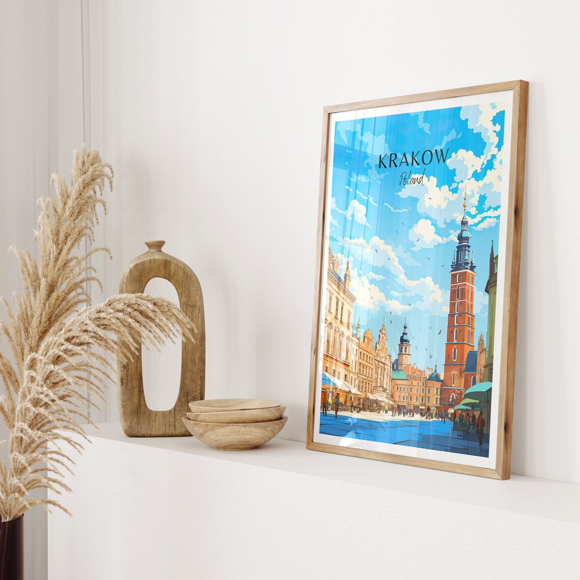 Krakow Home Decor Travel Memory Art Print - Image 2