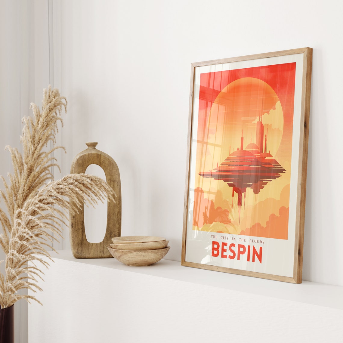 Bespin Star Wars Poster The City in the Clouds Retro Space Art - Image 2