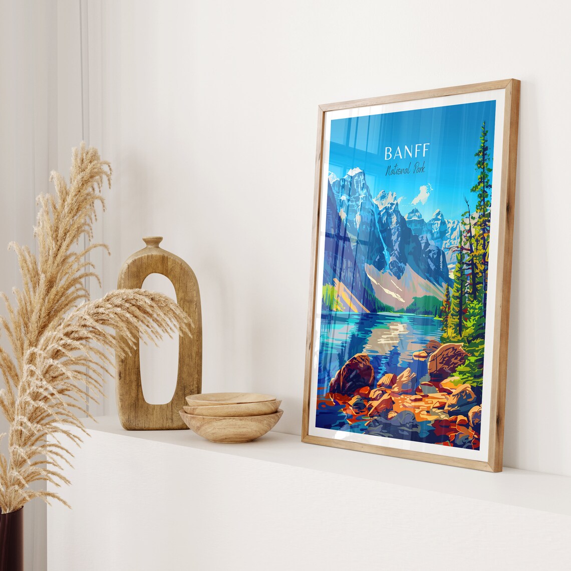 Banff Travel Poster, National Park Art Print - Image 2