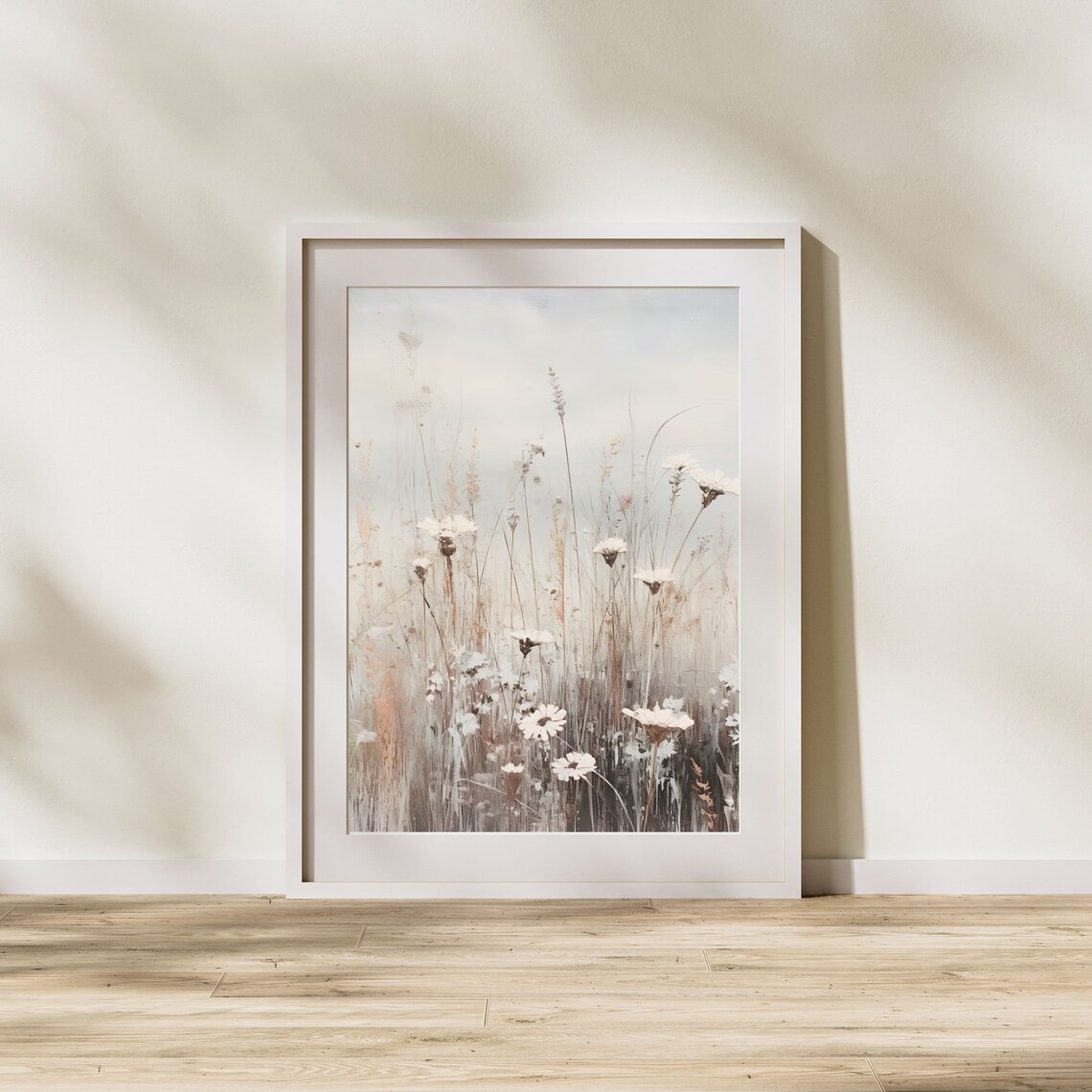 Neutral Watercolor Painting Botanical Wall Art Print Flower Wall Decor Moody Wall Art French Country Decor Natural Aesthetic Print 017 - Image 6