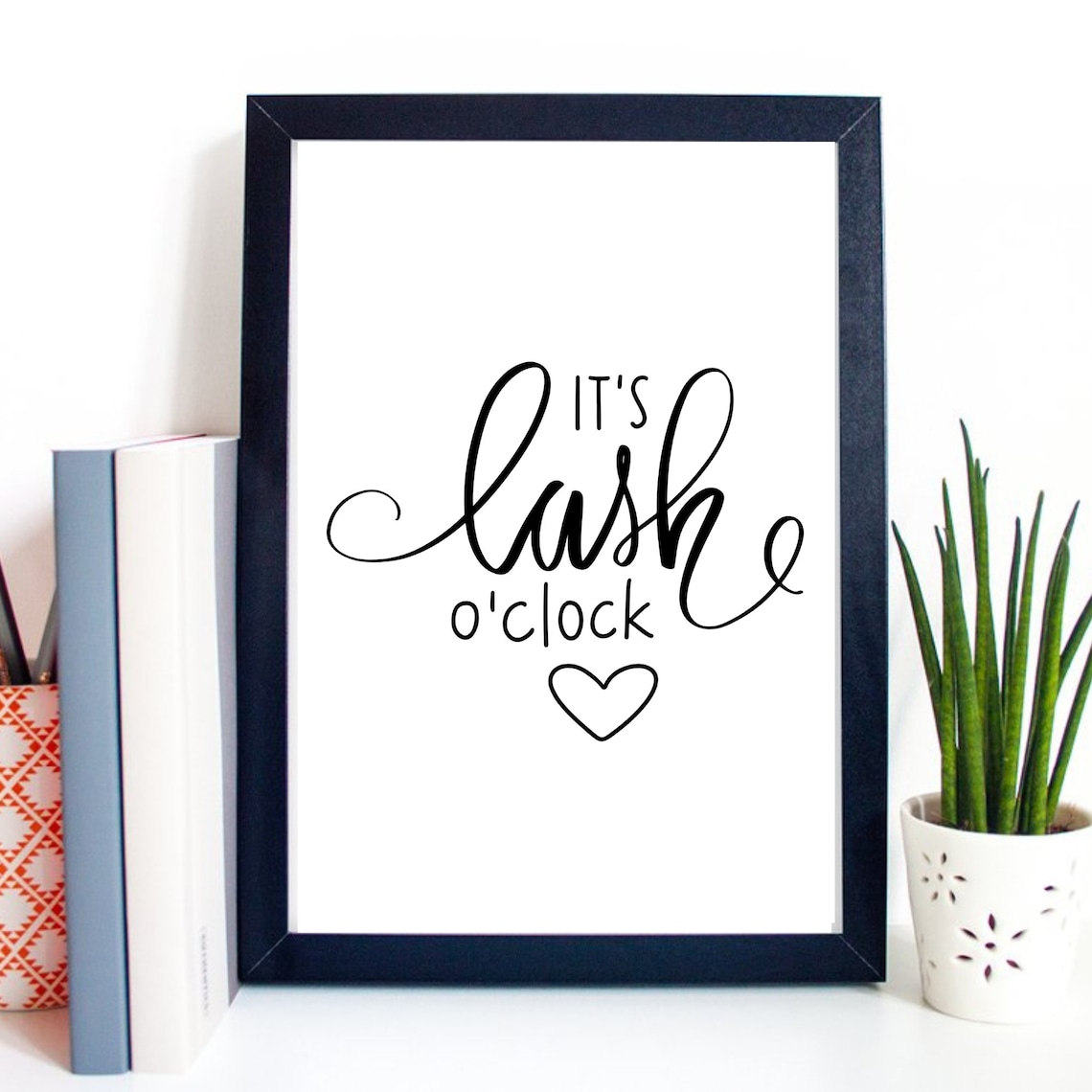 Its Lash O'Clock Typography Poster Print - Image 3