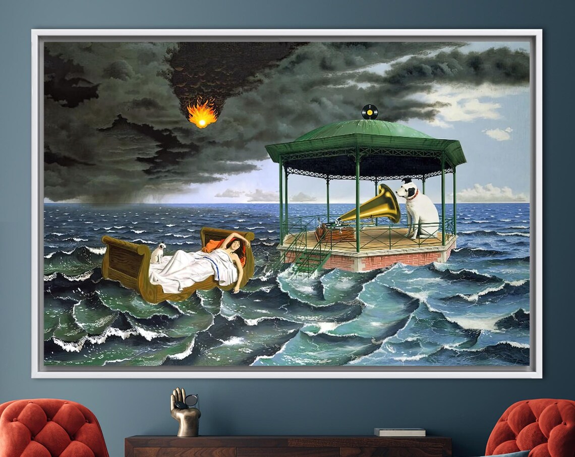 Dominique Appia Seascape, Surreal Sea Landscape Art Print