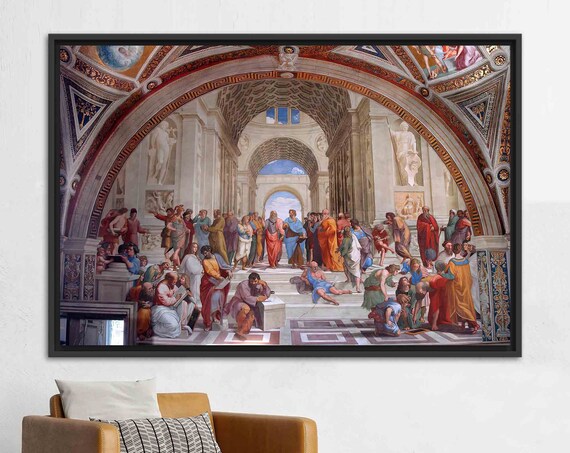 Raphael The School of Athens Famous Renaissance Masterpiece Poster