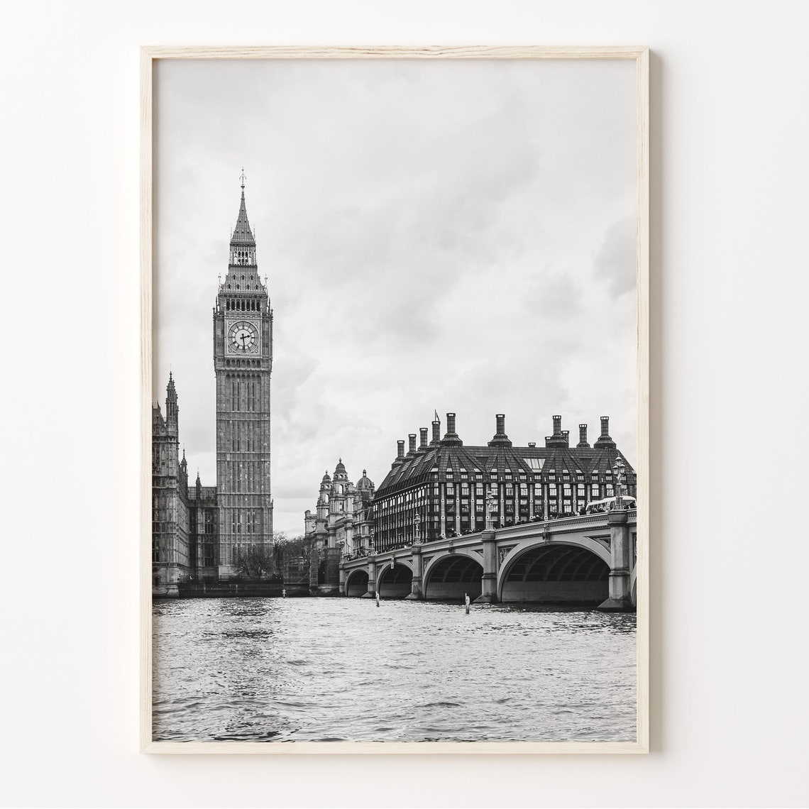 London Bridge Black And White Print London Wall Art London Poster London Photo London Wall Decor England Uk Europe C19 493