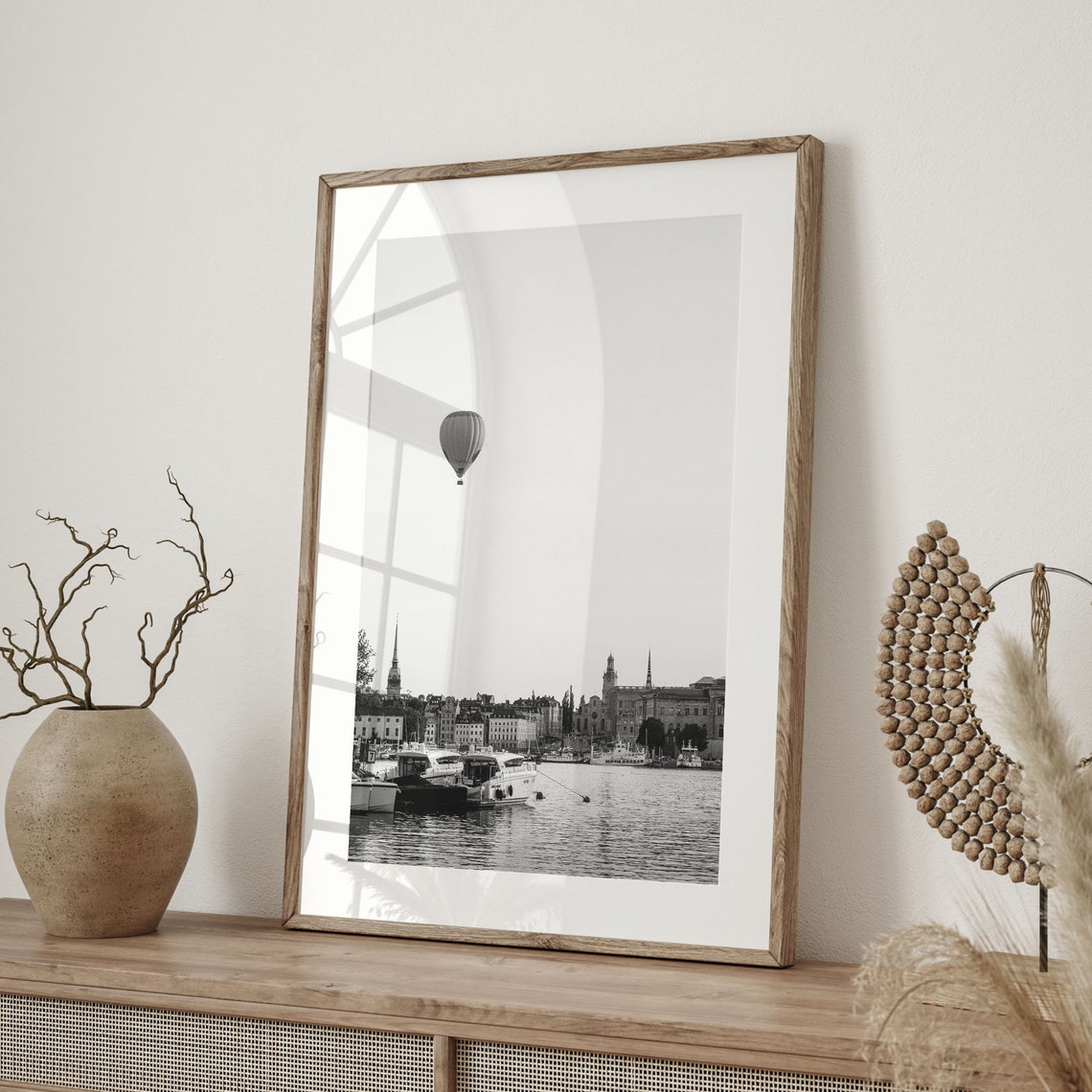Stockholm Wall Art Print Black And White Canals Stockholm Poster Sweden Photo Decor Europe Wall Art Sverige Photography C19 270 - Image 2