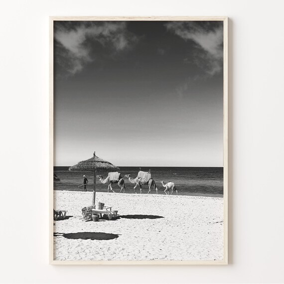 Tunisia Wall Art Black And White Tunisia Print Tunisia Poster Tnis Photo Tunisienne Decor Maghreb Africa C19 310
