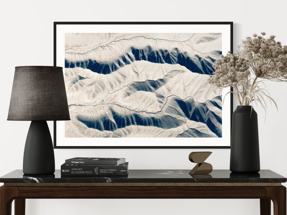 Desert Abstract Wall Art Southwest Textures Aerial Photo Utah Landscape Print Photography Entryway Photograph Design Home Decor