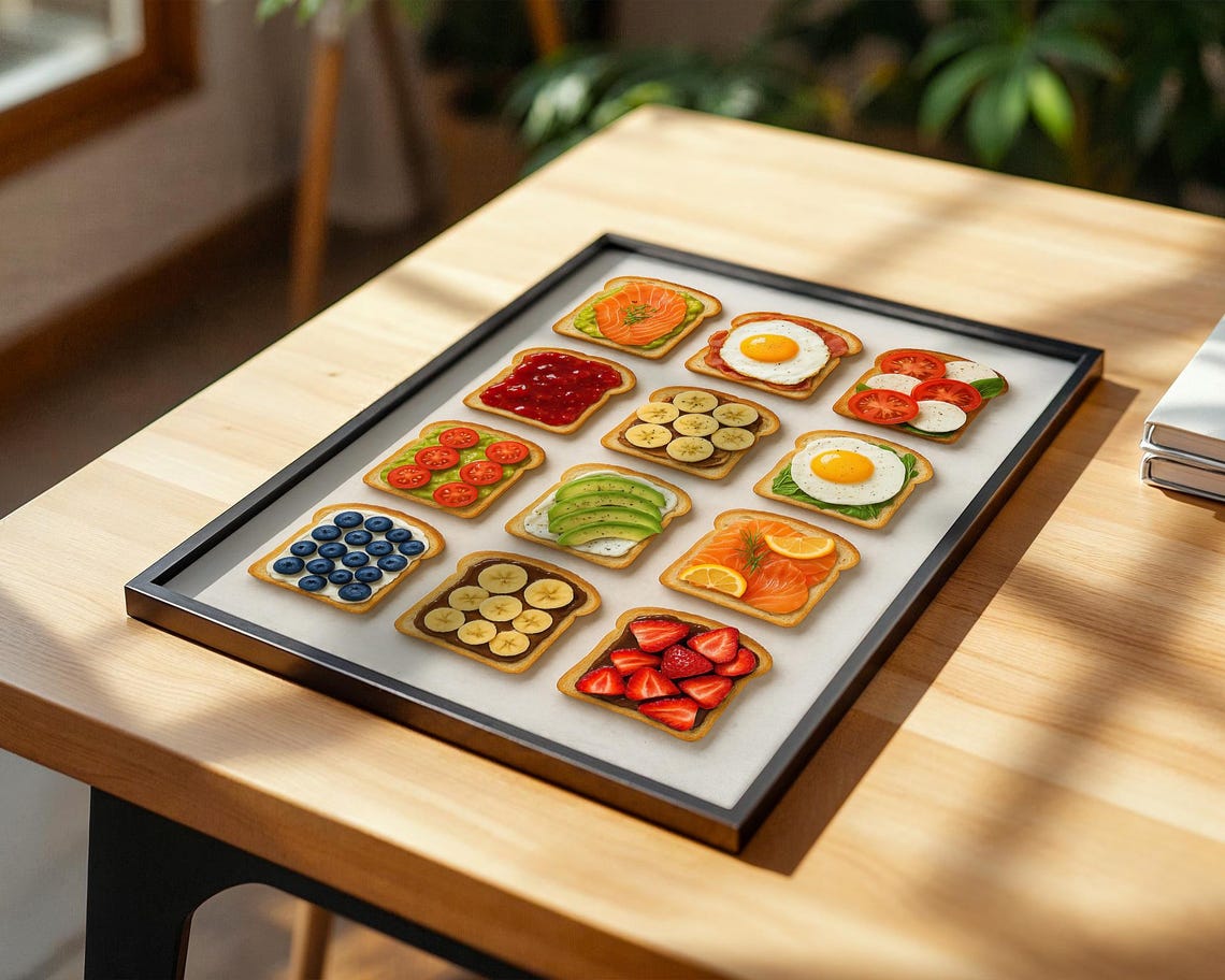 Toast Breakfast Poster Print, Kitchen Wall Art - Image 4