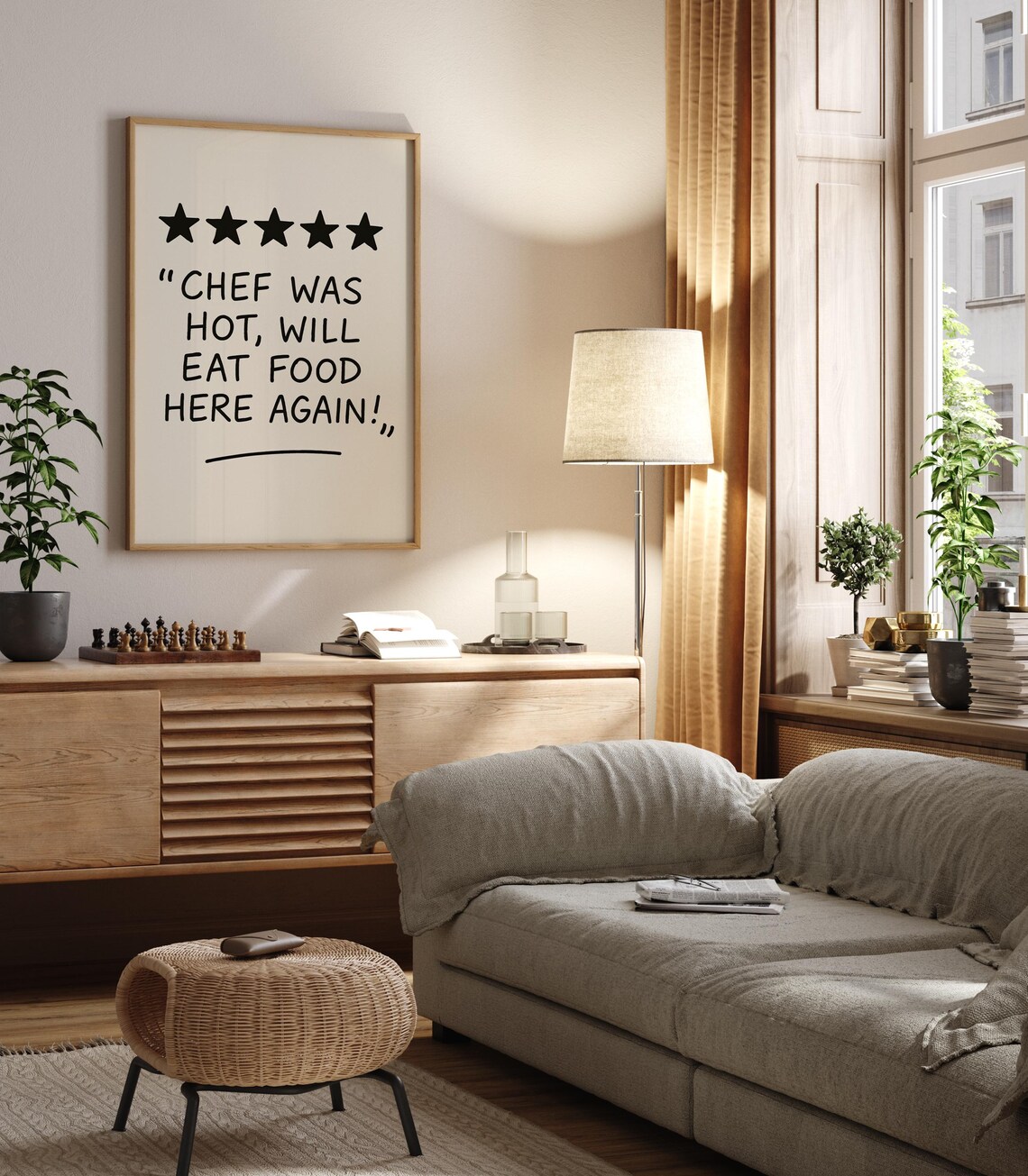 Funny Chef Kitchen Wall Art, Humorous Poster - Image 2
