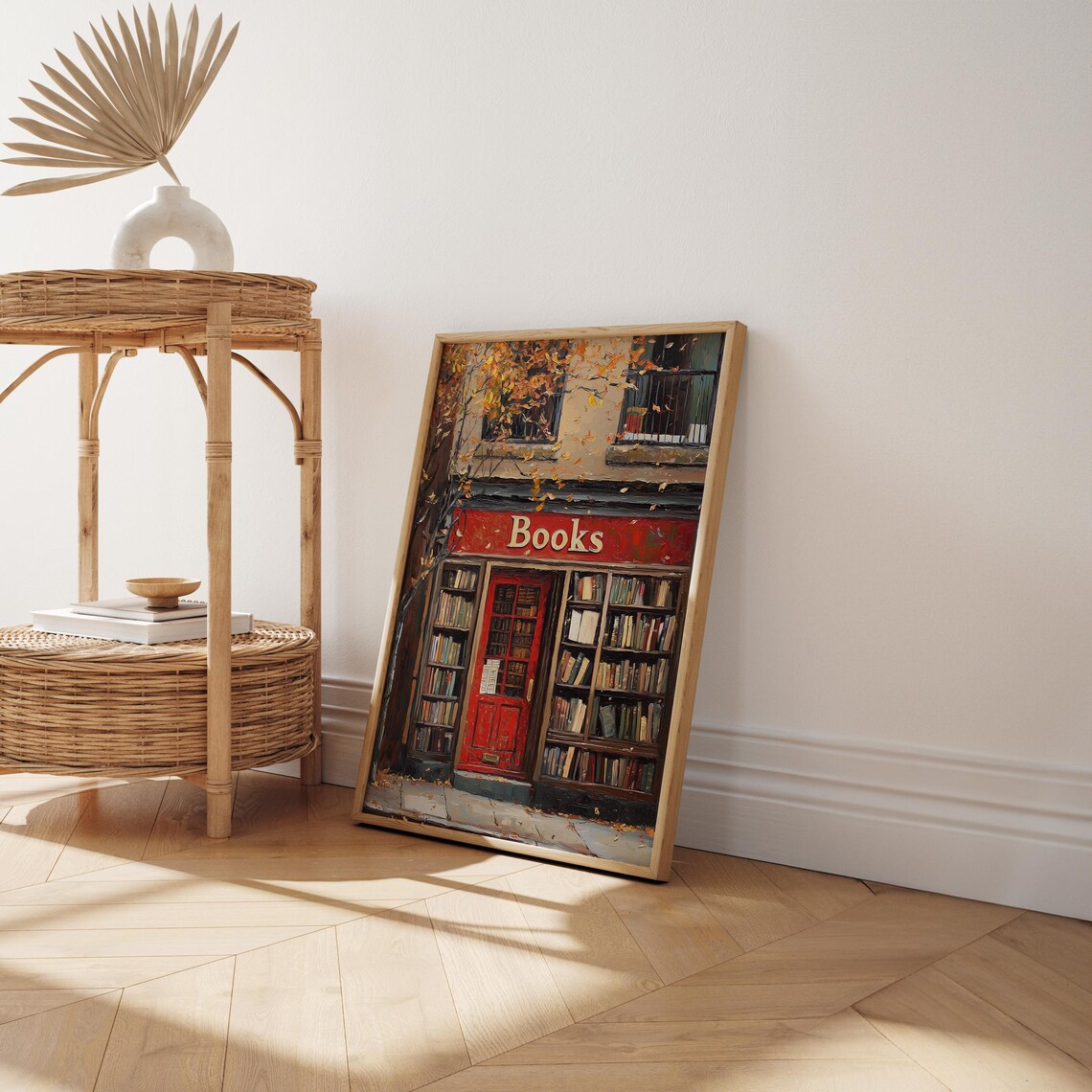 Book Store Vintage New York Bookshop Art Poster - Image 5