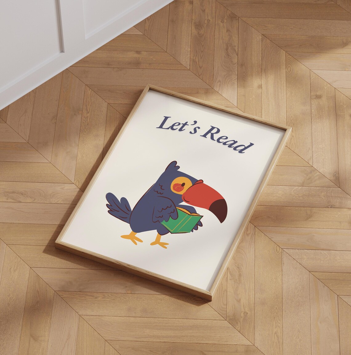 Kids Reading Poster, Retro Toddler Classroom Decor - Image 6