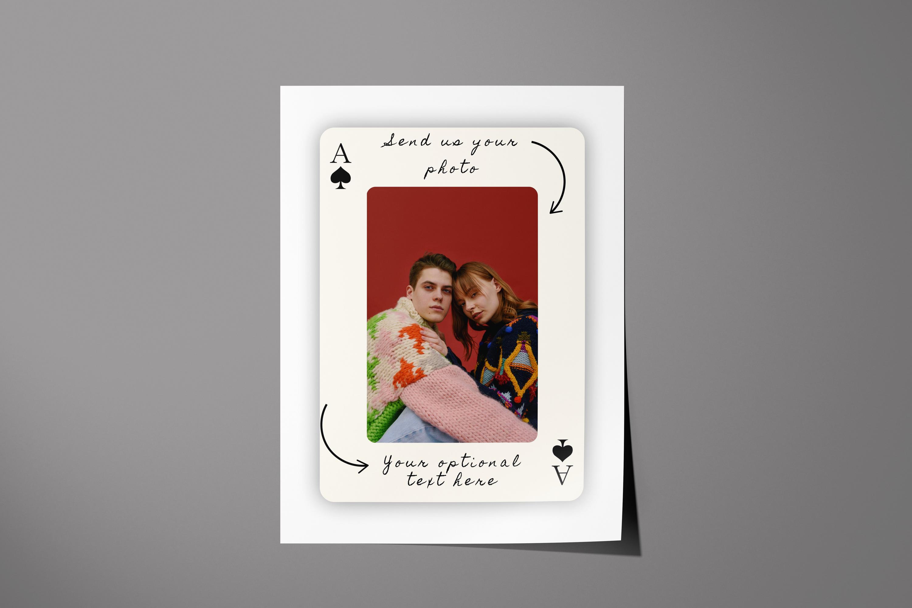 Custom Photo Playing Card Print, Personalized Gift - Image 7