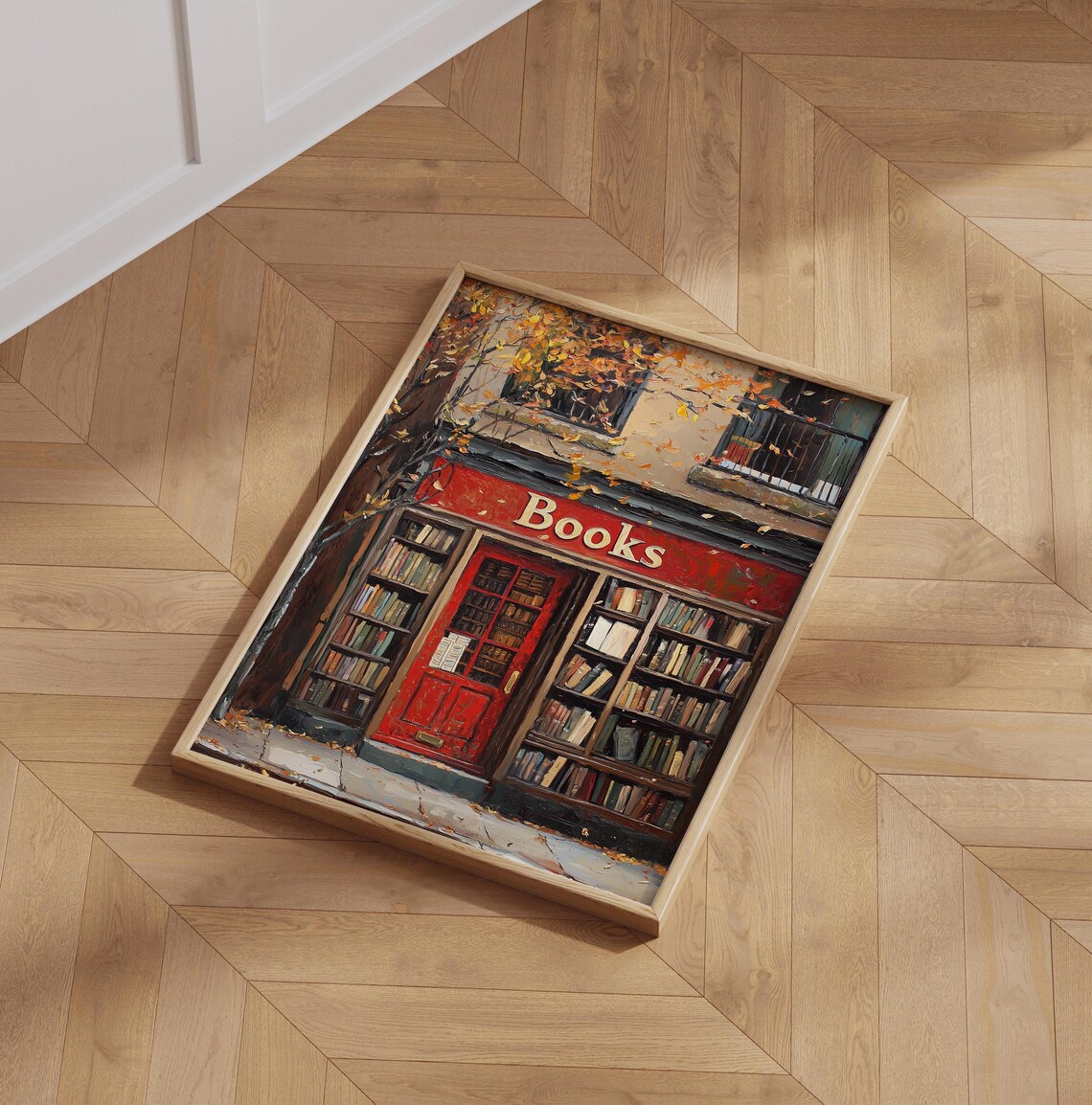 Book Store Vintage New York Bookshop Art Poster - Image 6