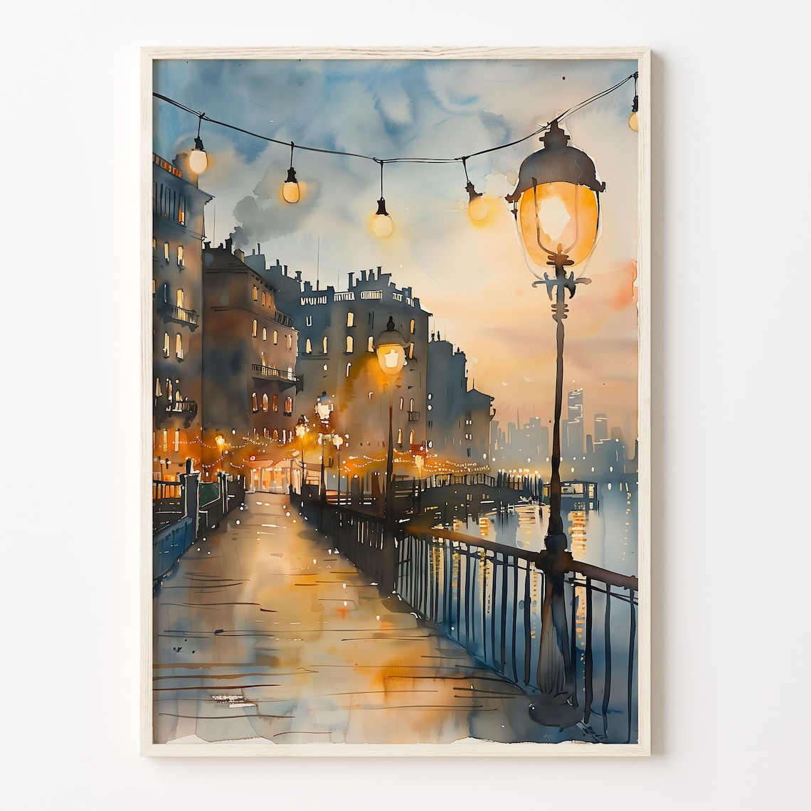 Retro Seattle Travel Poster, Vintage Washington Art Print