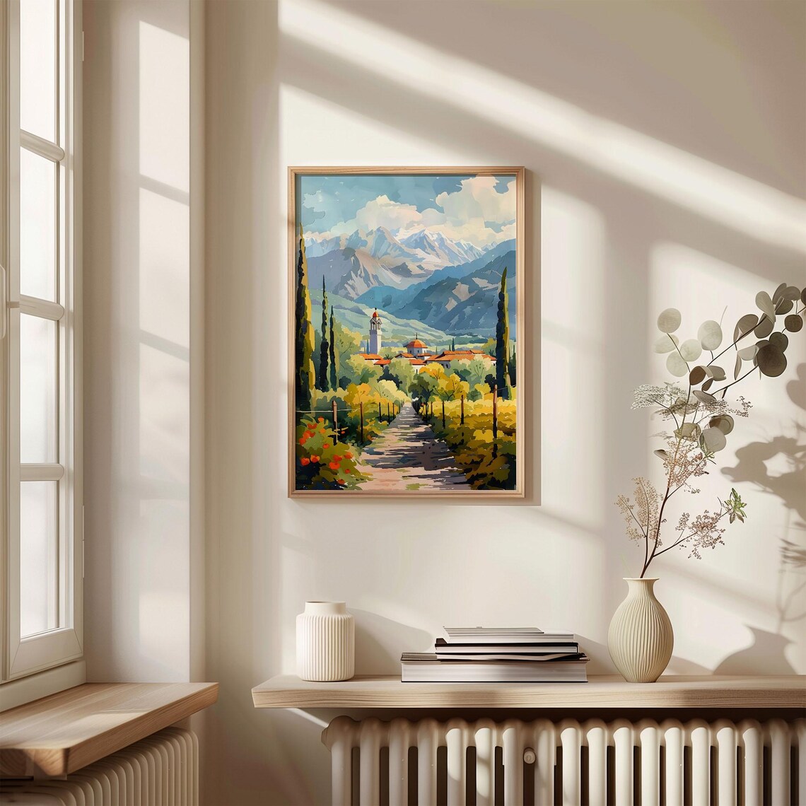 Mendoza Watercolor Painting Art Print, Argentina - Image 4