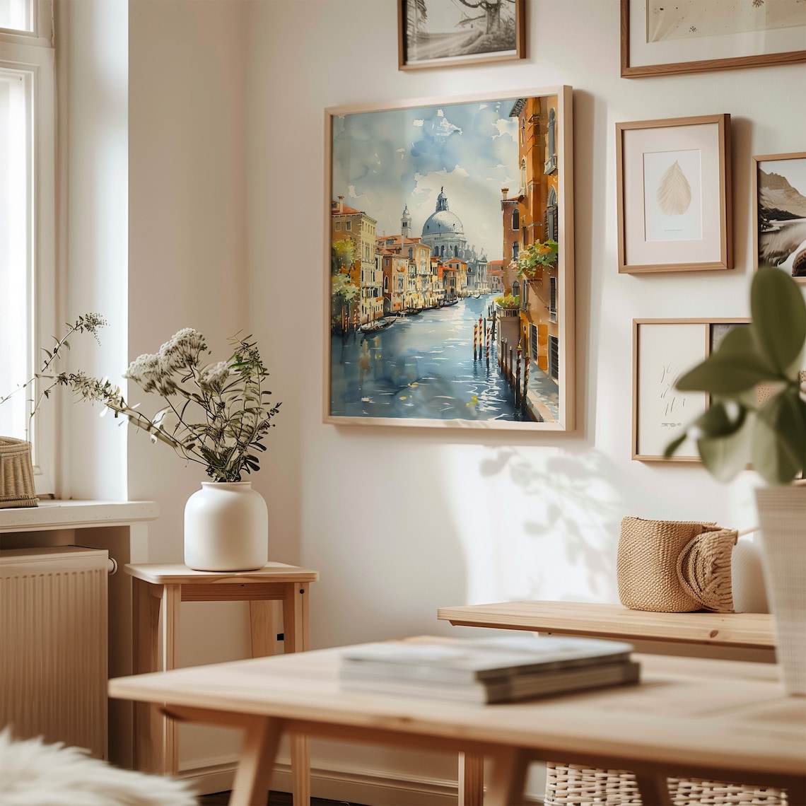 Venice Watercolor Travel Poster, Italy Wall Art - Image 3