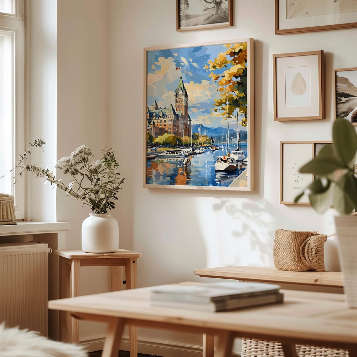 Victoria Watercolor Travel Poster, Wall Art Print - Image 3