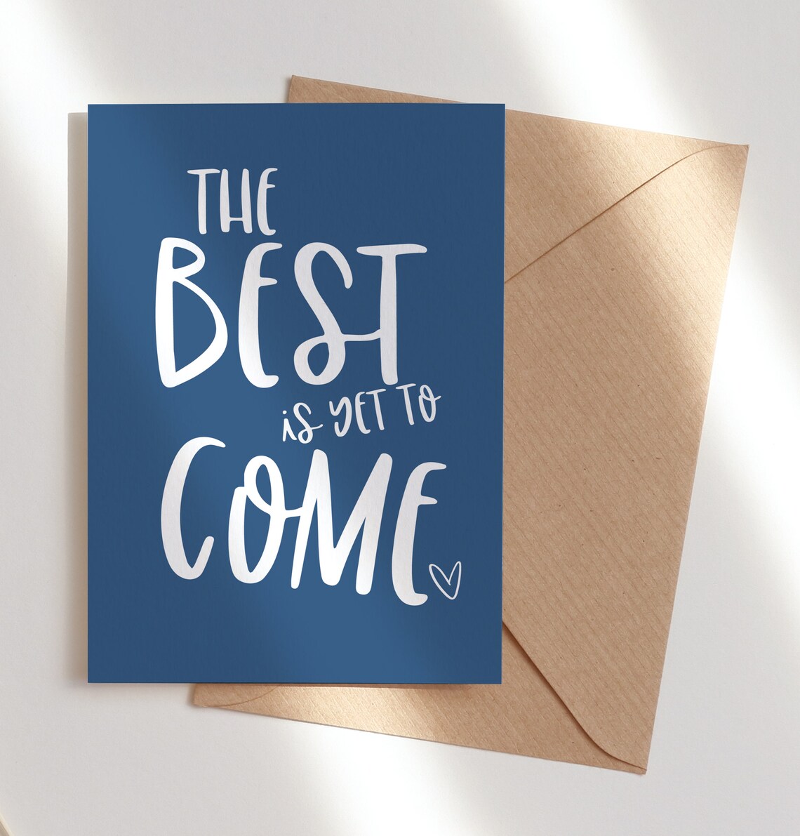 The Best Is Yet To Come Uplifting Hand Lettered Quote Print Black White - Image 2