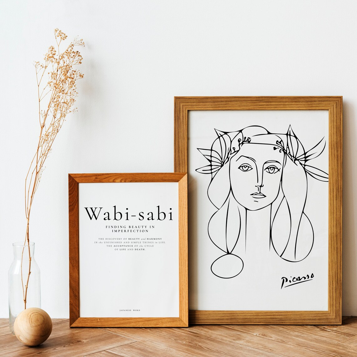 Wabi Sabi Japanese Word Definition Beauty Imperfection Quote Poster - Image 4