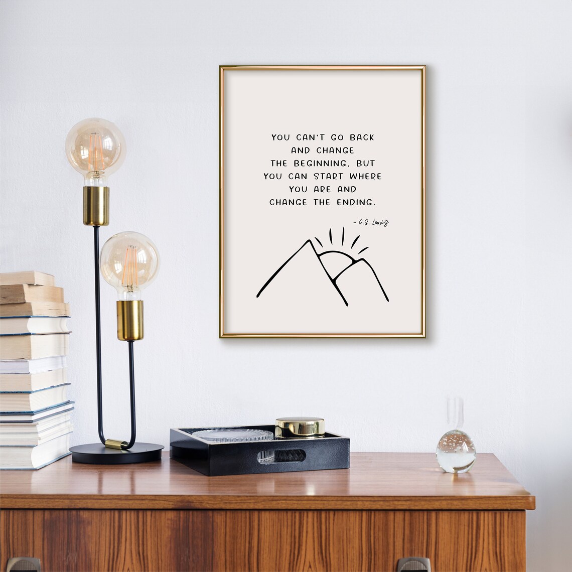 C.S. Lewis Quote Mental Health Art Print, Psychology Decor - Image 3