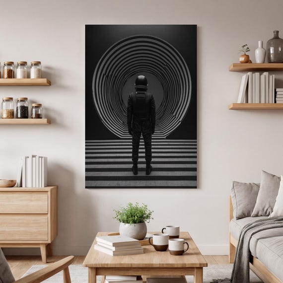 Astronaut, Futuristic Sci Fi Room Decor