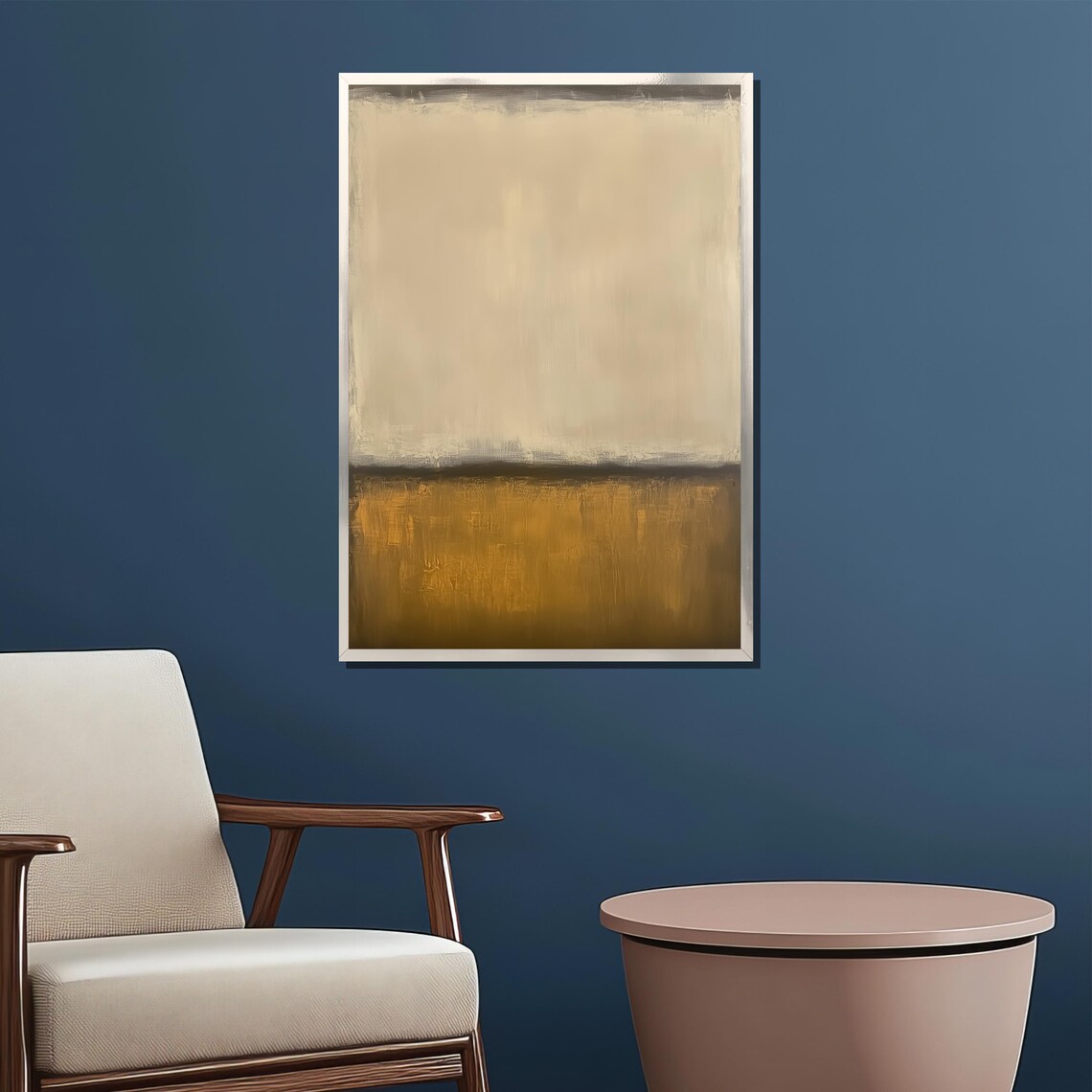 Mark Rothko Painting, Minimalist Modern Artwork - Image 2
