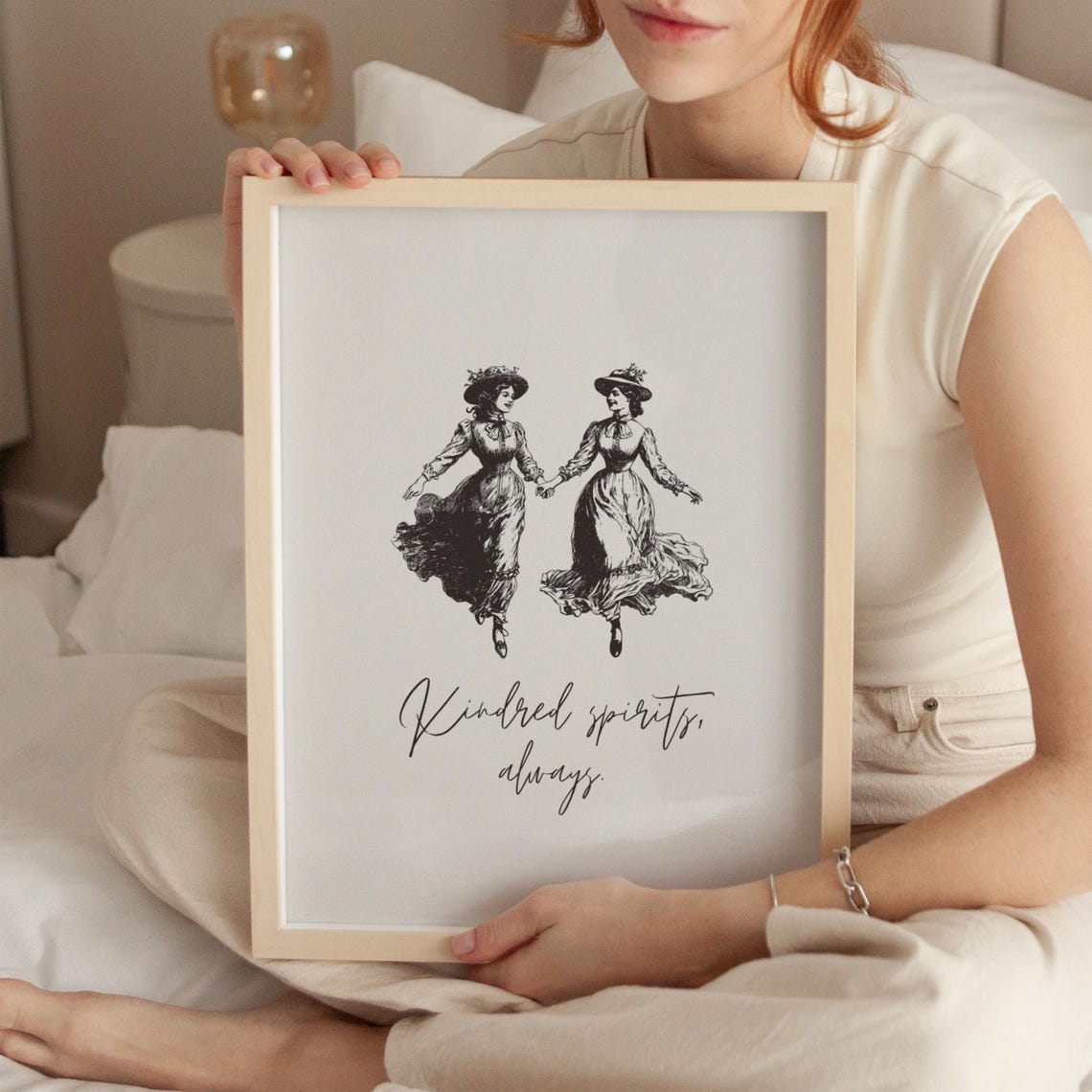 Kindred Spirits Anne Of Green Gable Best Friend Print Friendship Gift Bedroom Wall Art Kindred Spirits Quote Best Friend Birthday Gift - Image 3