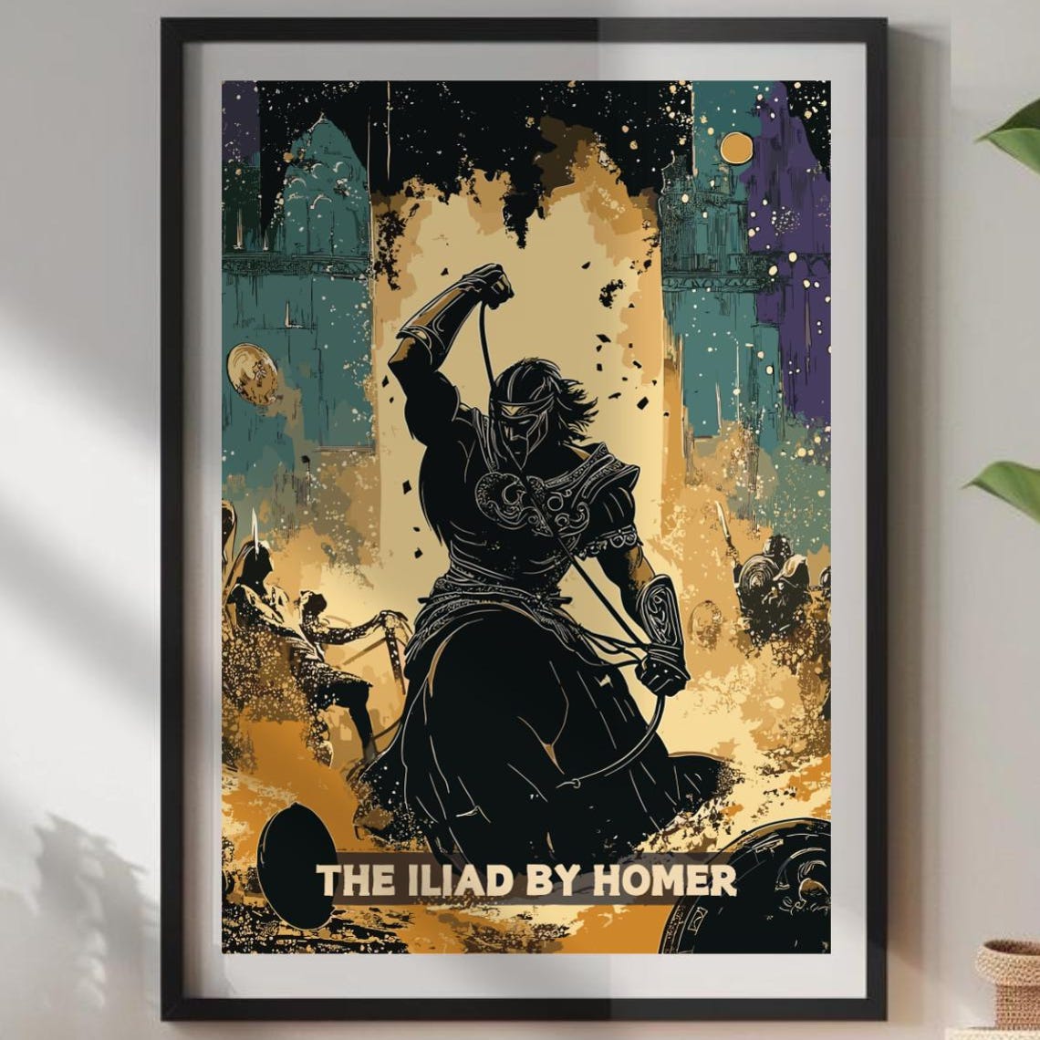 The Iliad of Homer Ancient Greek Literature Art Print