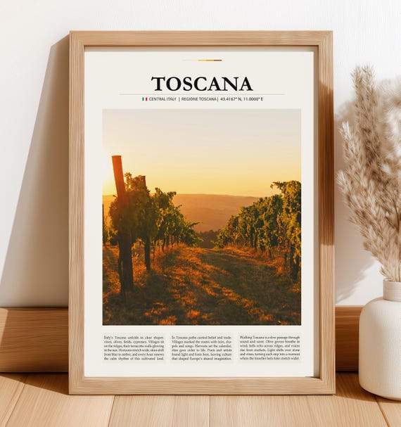 Summer In Toscana Sundrenched Hilltop Villages Lemon Trees Golden Light Tuscany Travel Print To Warm Your Soul