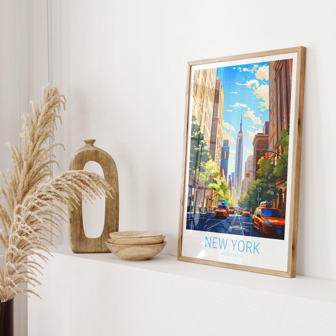 New York Travel Poster For Home Wall Art Print - Image 2