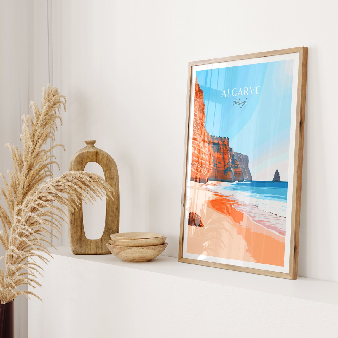 Algarve Travel Poster, Portugal Art Print - Image 2