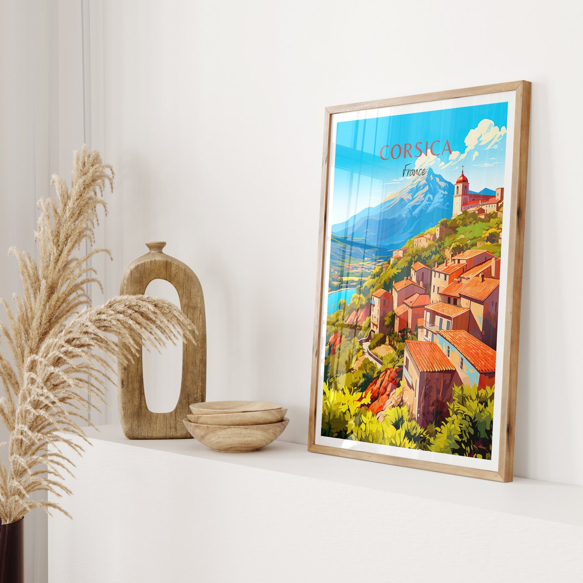 Corsica Travel Poster, France Art Print - Image 2
