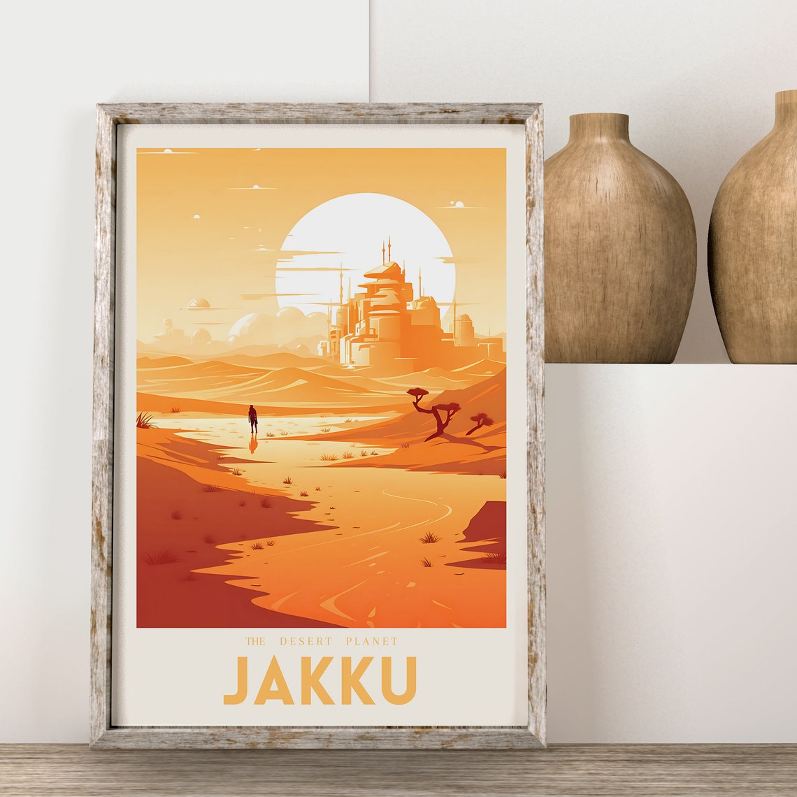 Star Wars Jakku Epic Desert Planet Sci Fi Adventure Movie Poster - Image 2