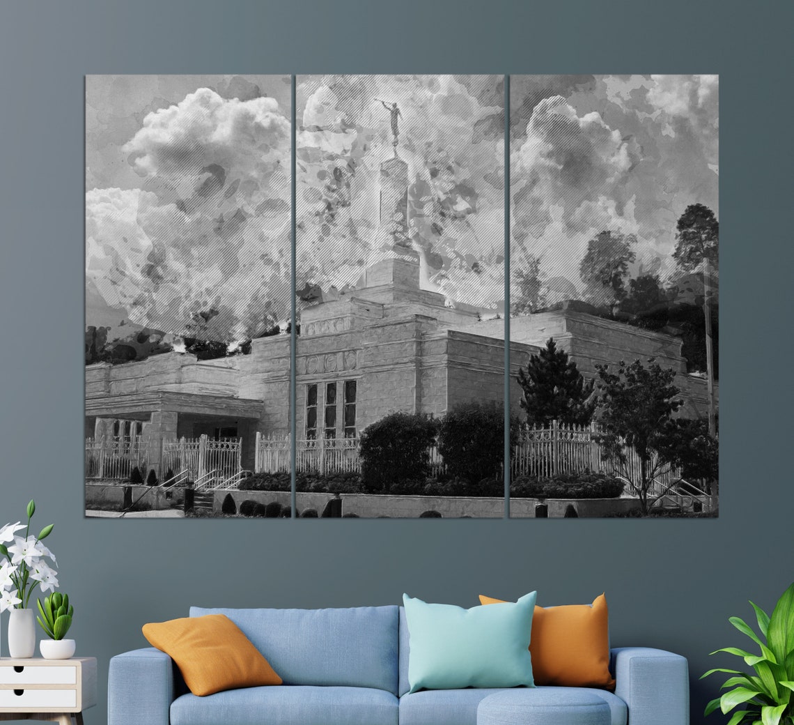 Louisville Kentucky Temple In Pewee Valley Kentucky The Church Of Jesus Christ Of Latter Day Saints In Pewee Valley Print - Image 2