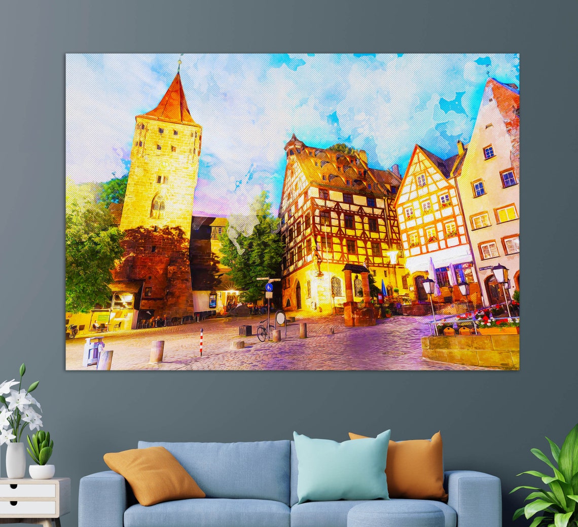 Nuremberg, Germany Travel Poster