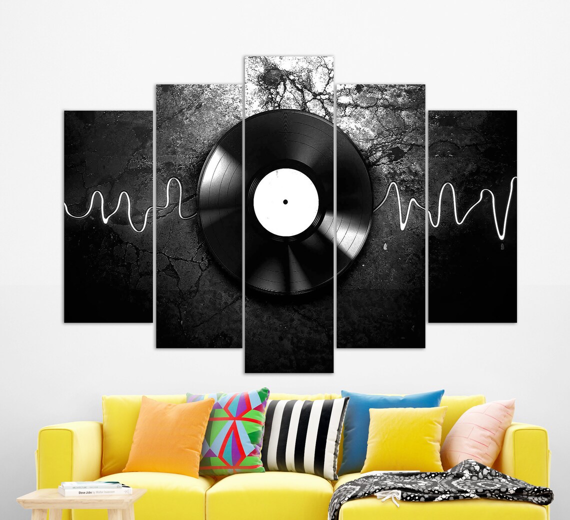 Vinyl Record Music Wall Art Print, Music Lover Gift - Image 2