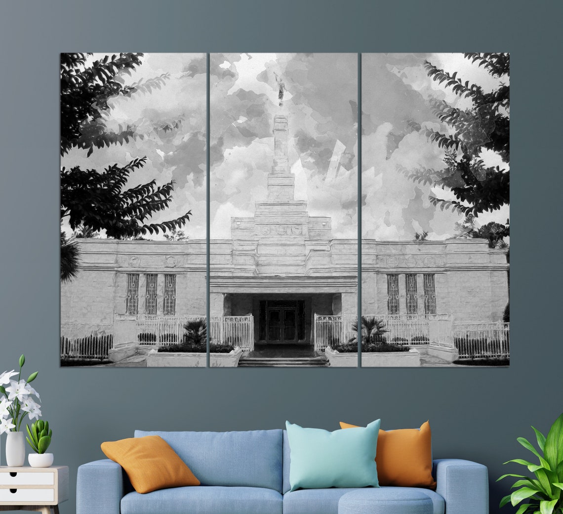 Columbia River Washington Temple In Richland Washington State The Church Of Jesus Christ Of Latter Day Saints In Richland Print - Image 3