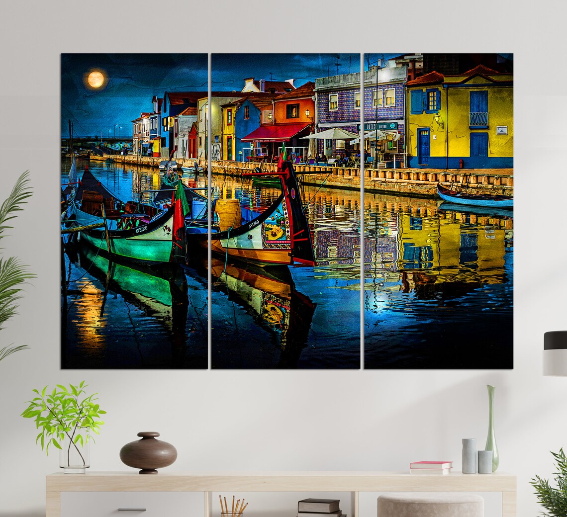 Aveiro Portugal Travel Poster, Portugal Wall Art - Image 3