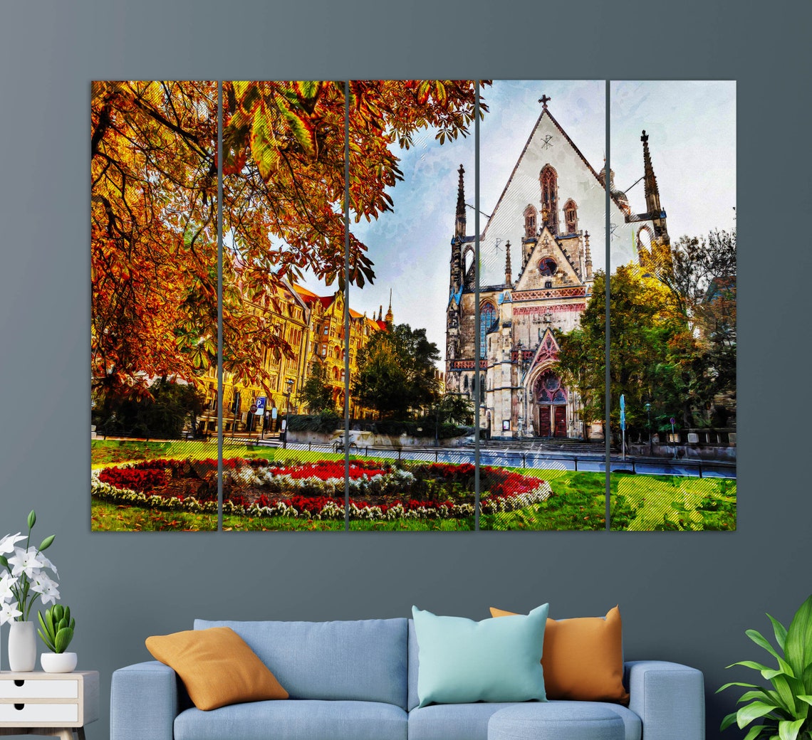Leipzig Painting, Modern Wall Art Print - Image 3