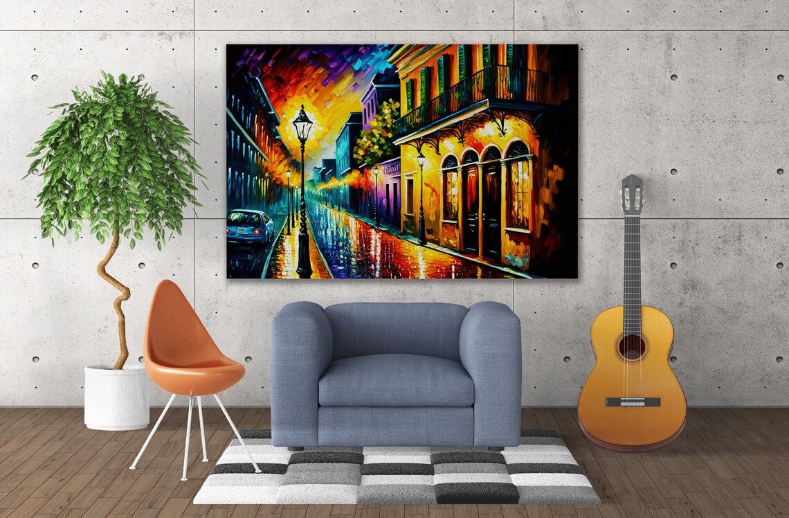 New Orleans French Quarter Bourbon Street Art Print - Image 3