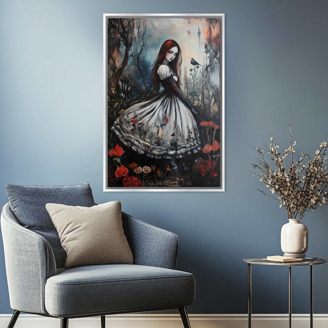 Gothic Alice In Wonderland Fantasy Poster Print - Image 4