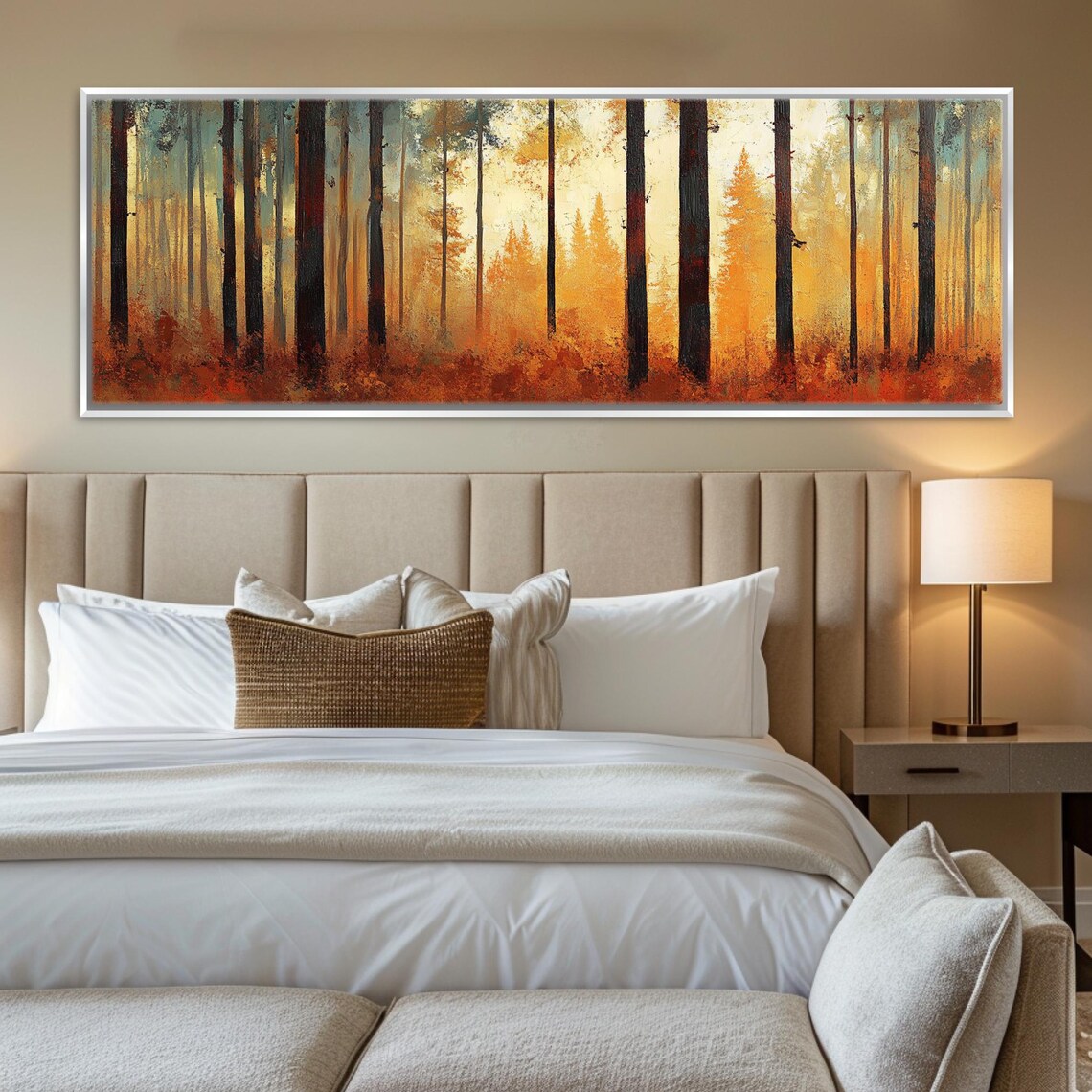 Panoramic Autumn Forest Landscape Wall Art Print - Image 5