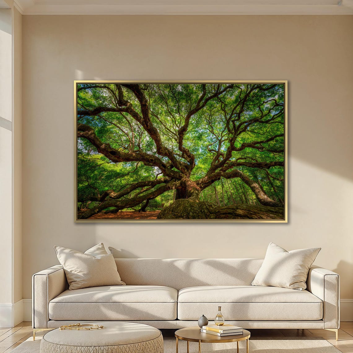 Angel Oak Massive Live Oak Canopy Sprawling Branches Wall Art - Image 2