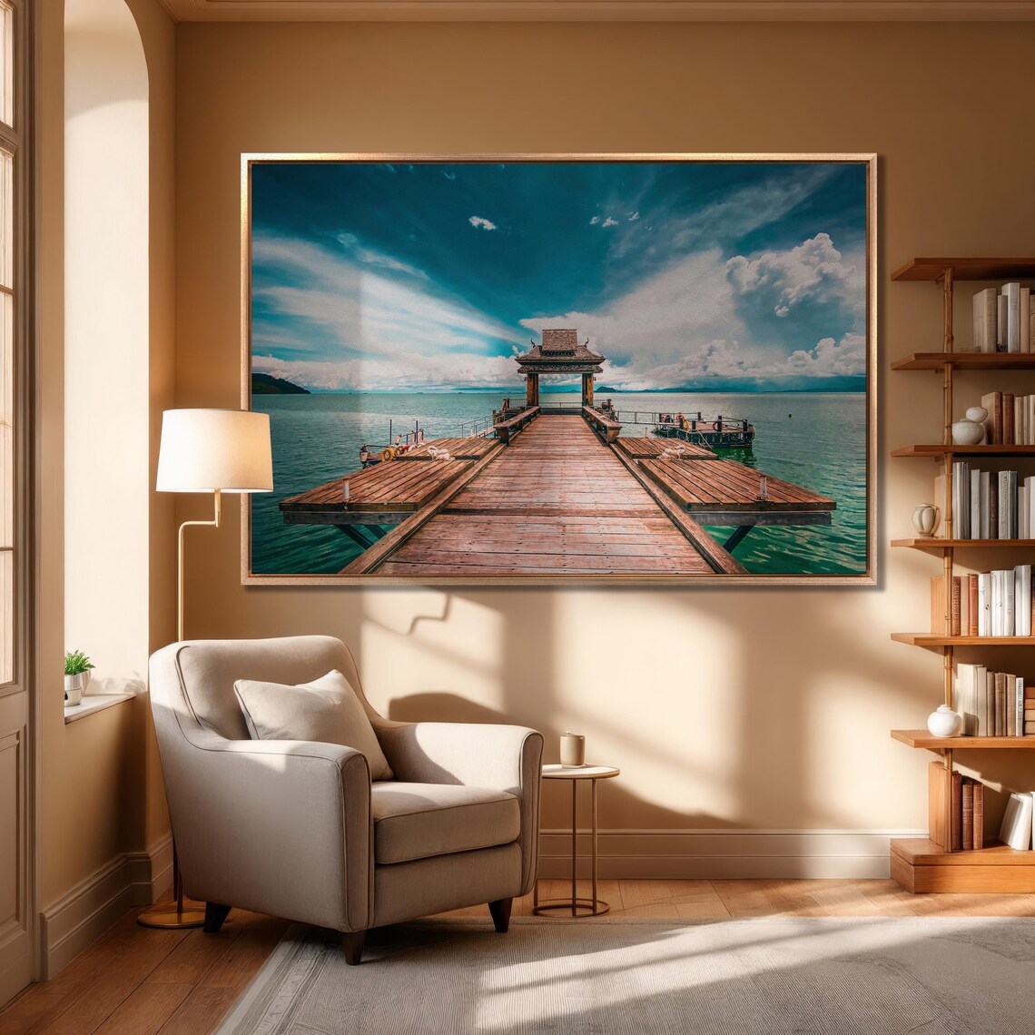 View Of Paradise Santhiya Resort In Koh Yao Yai Wall Art Island In The Andaman Sea Wall Art Decor Between Krabi And Phuket Thailand - Image 5