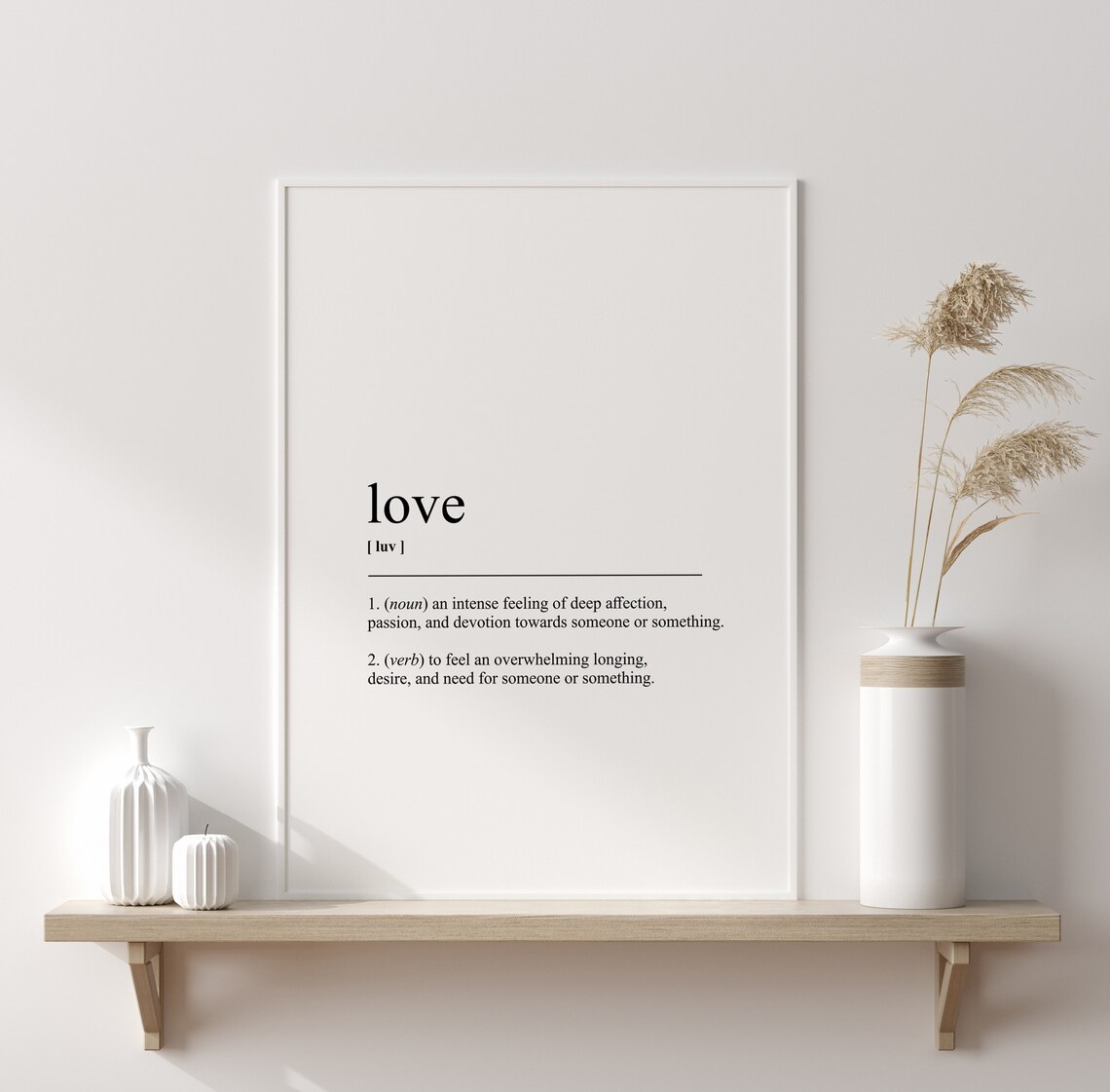 Love Definition Minimalist Dictionary Art Print - Image 3