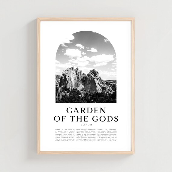 Garden Of The Gods Illinois Sandstone Rock Formations Photo Poster