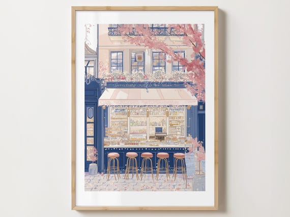 Coffee Print Patisserie Print Coffee Poster Kitchen Wall Art Coffee Shop Art Print Cafe Art Cafe Poster Cafe Art Poster Cafe Print